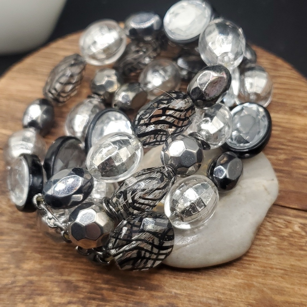 Leopard glimmer‎ animal pattern print bracelet B3126